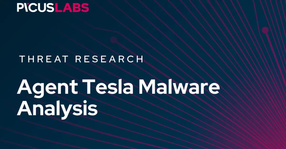 Agent Tesla Malware Analysis: How This .NET RAT Steals Your Data