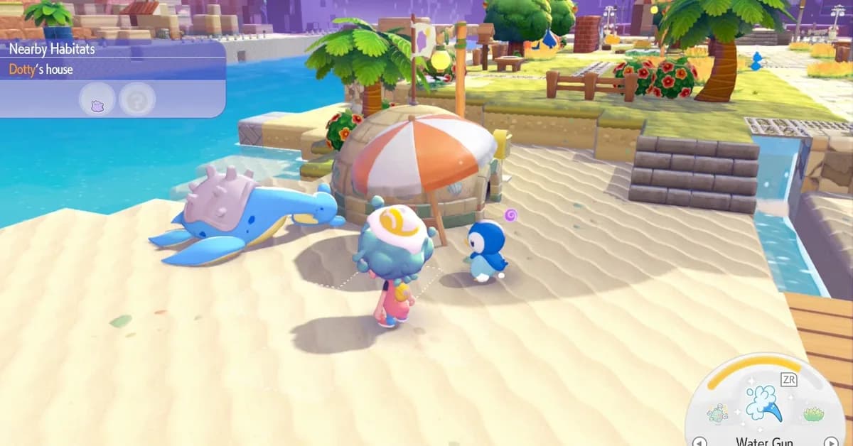 One Deranged Pokémon Pokopia Player Has Slurped Up the Entire Ocean