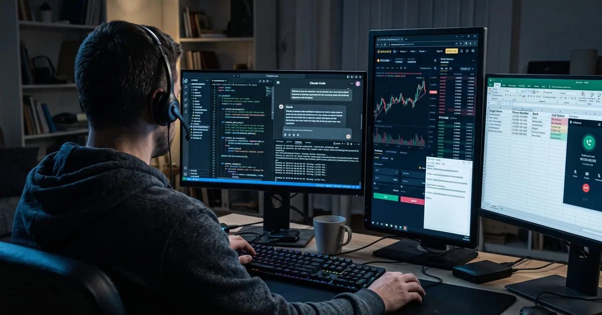 Crypto Scammer Uses Claude Code to Screen 100,000+ Phone Numbers in Phishing Operation