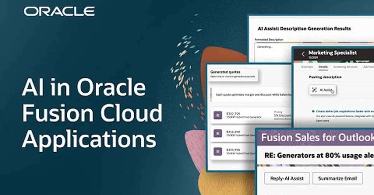 Oracle embeds AI agents in finance, supply chain and procurement systems