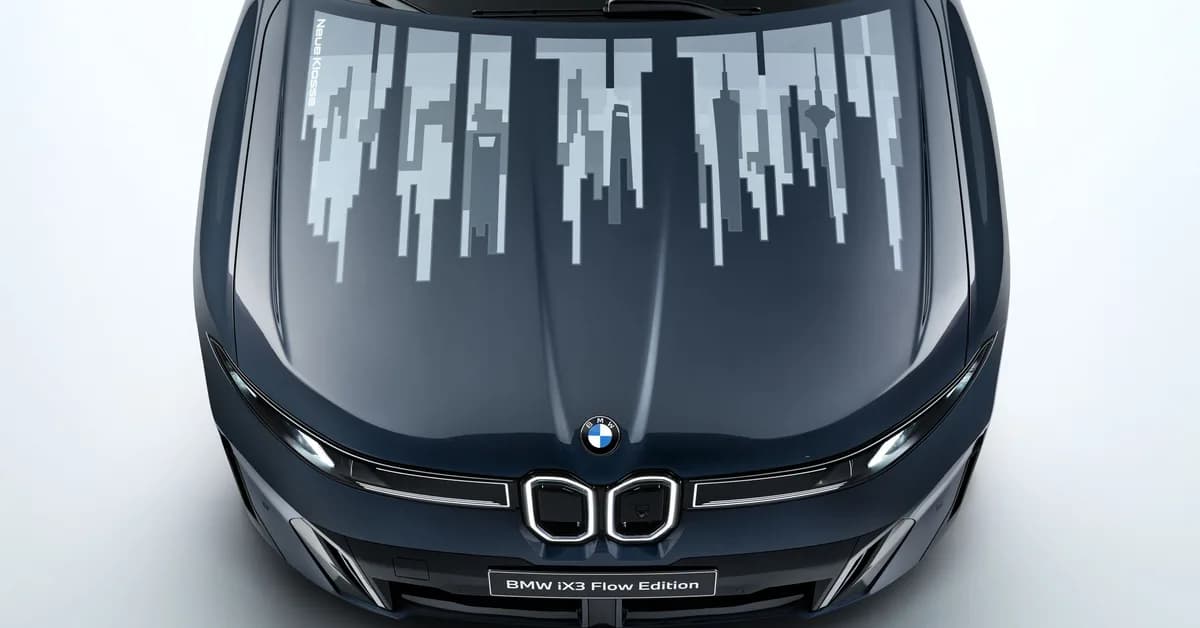 BMW is one step closer to selling you a color-changing car