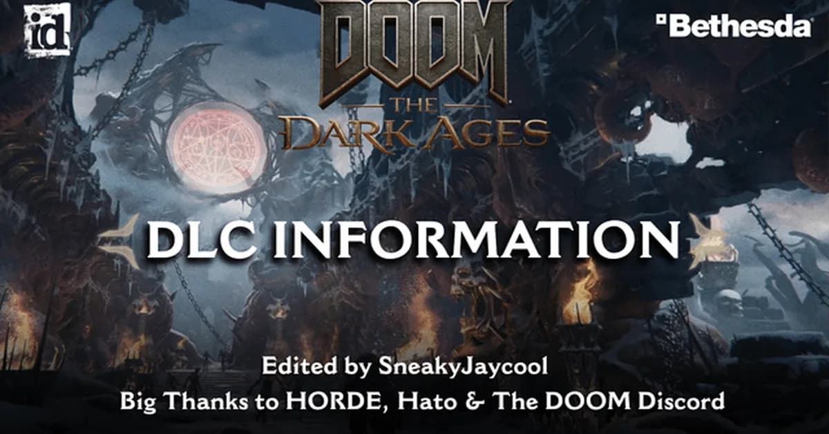 ALL DOOM: The Dark Ages DLC Info so far