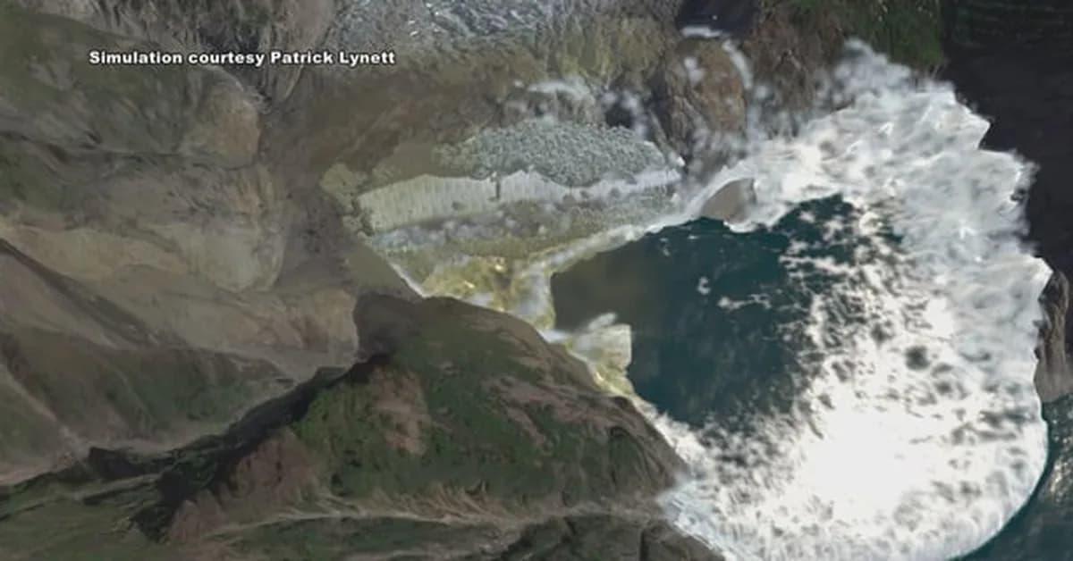 Engineer creates video game of Alaska's Tracy Arm landslide, which generated a megatsunami