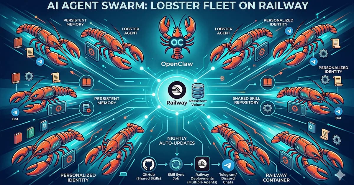 How I Deployed an AI Agent Swarm on Railway (and Why It Actually Works)