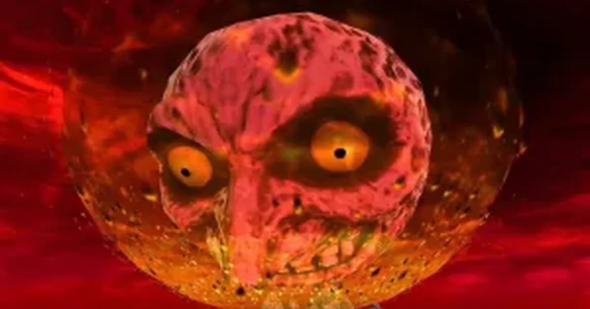 We Need To See How Messed Up Majora's Mask's Moon Will Be In Ocarina of Time's New Art Style