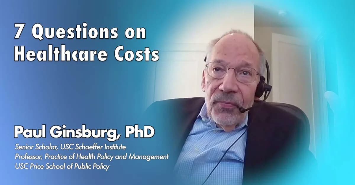 Price Controls 'Inevitable' in U.S. Healthcare, Economist Says