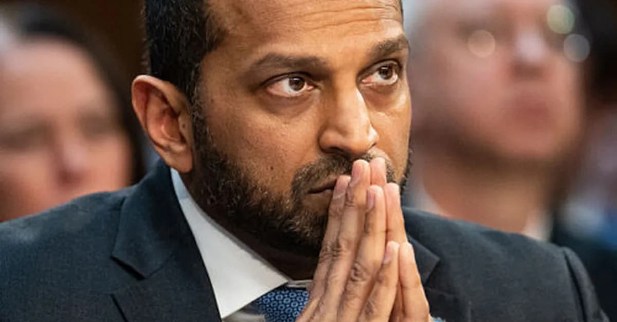 DOJ confirms FBI Director Kash Patel's personal email was hacked