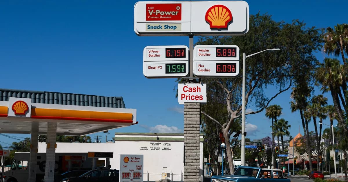 US gas prices surge to over $4.22 a gallon, the highest in 4 years