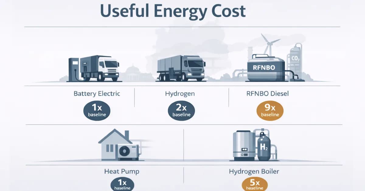 Germany's Bid To Double Hydrogen Fuel Targets Ignores Operator Demand And Cost Signals
