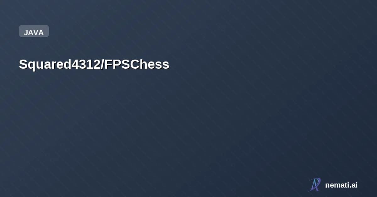 Squared4312/FPSChess