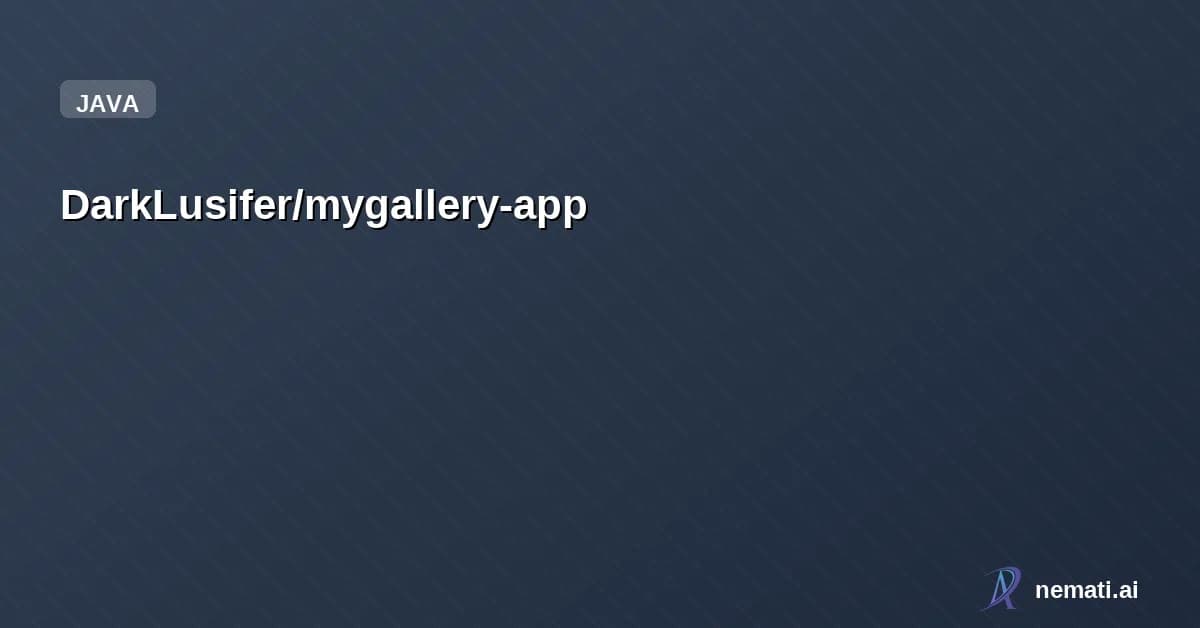 DarkLusifer/mygallery-app