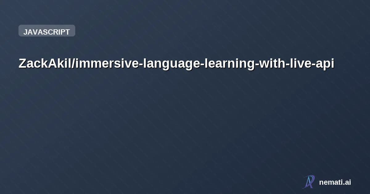 ZackAkil/immersive-language-learning-with-live-api — Star


  

  
    
    


      
        ZackAkil /

      immersive-language-le