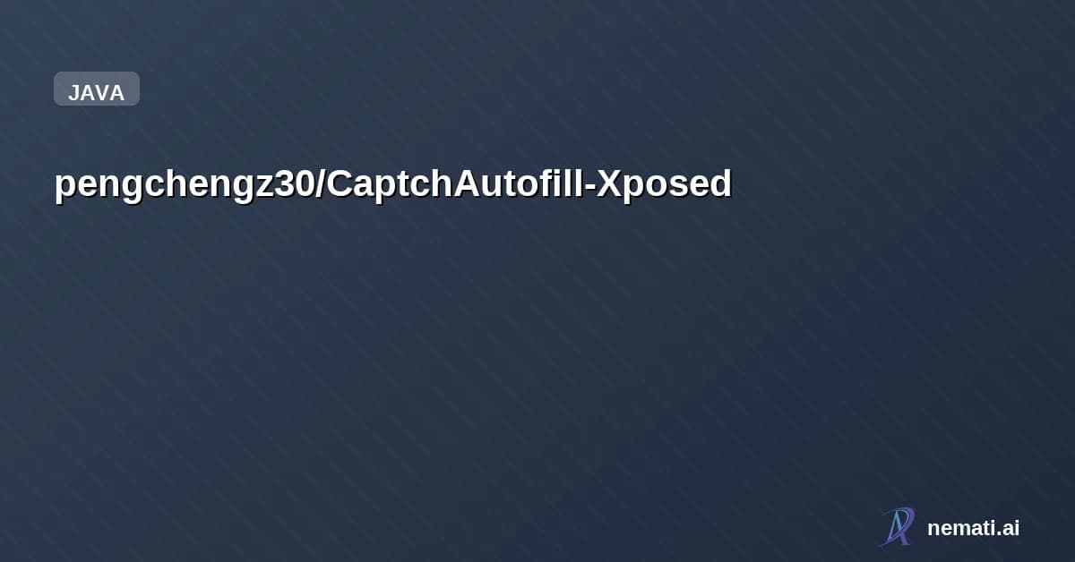 pengchengz30/CaptchAutofill-Xposed