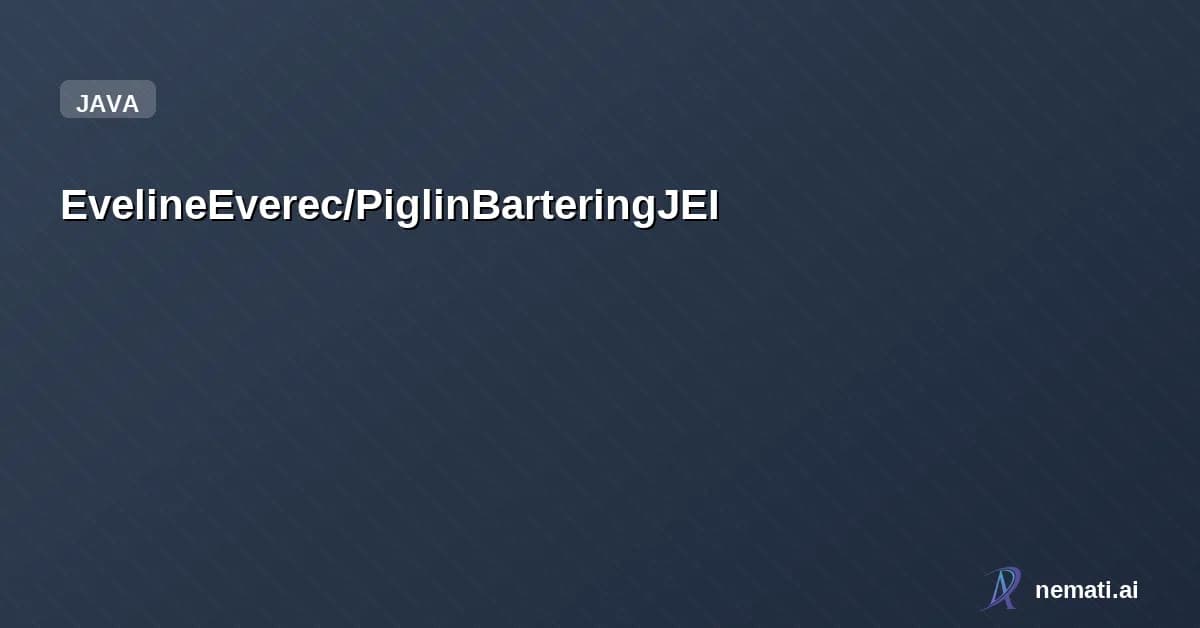 EvelineEverec/PiglinBarteringJEI