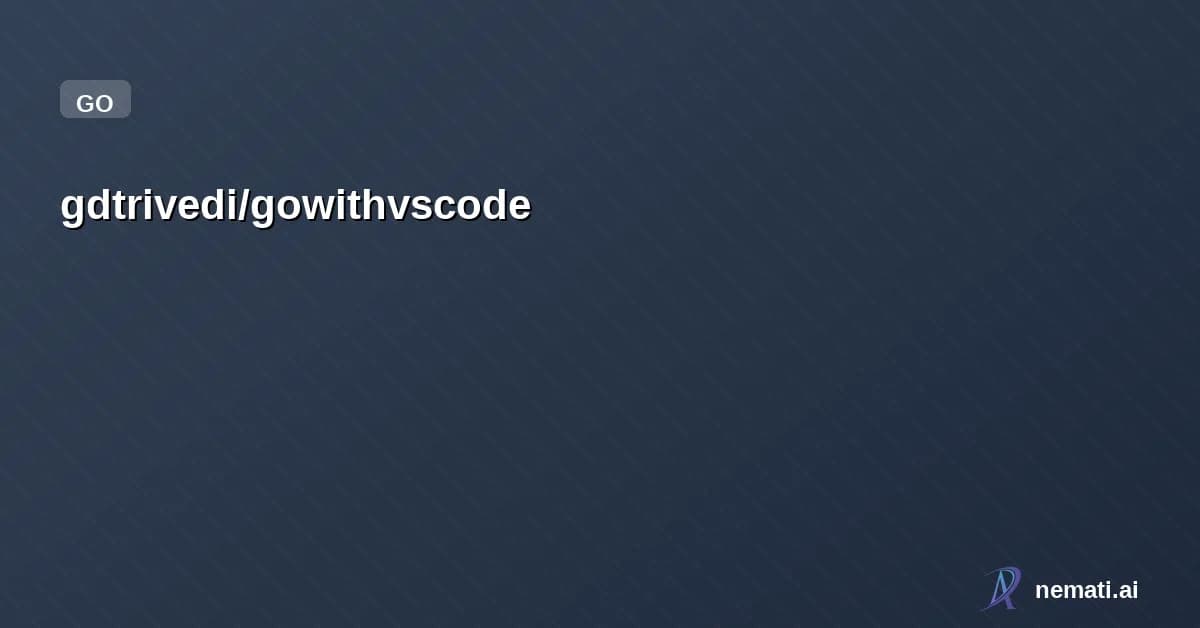 gdtrivedi/gowithvscode
