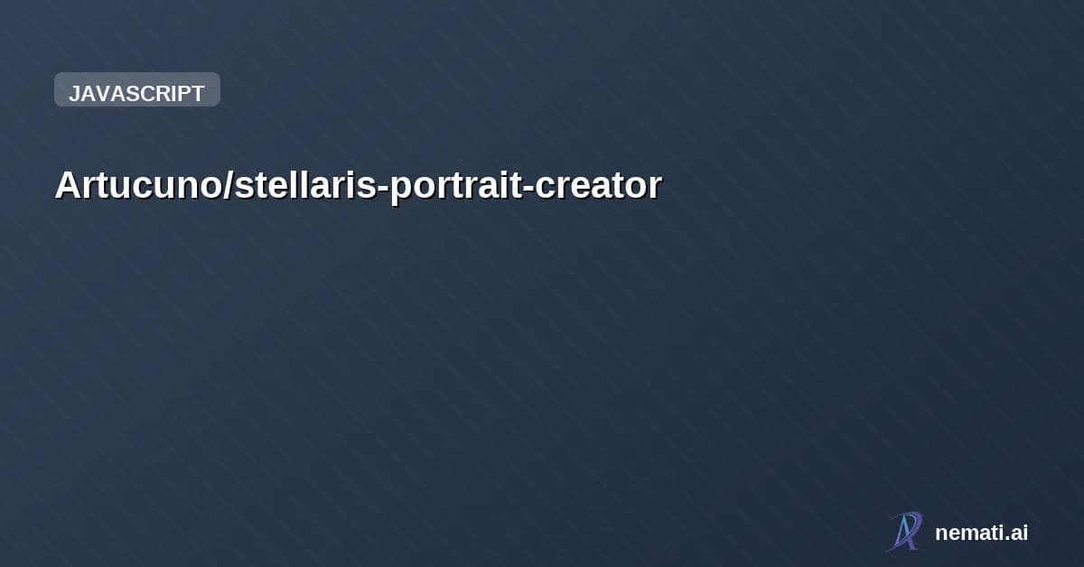 Artucuno/stellaris-portrait-creator — A tool to create static portraits for Stellaris
