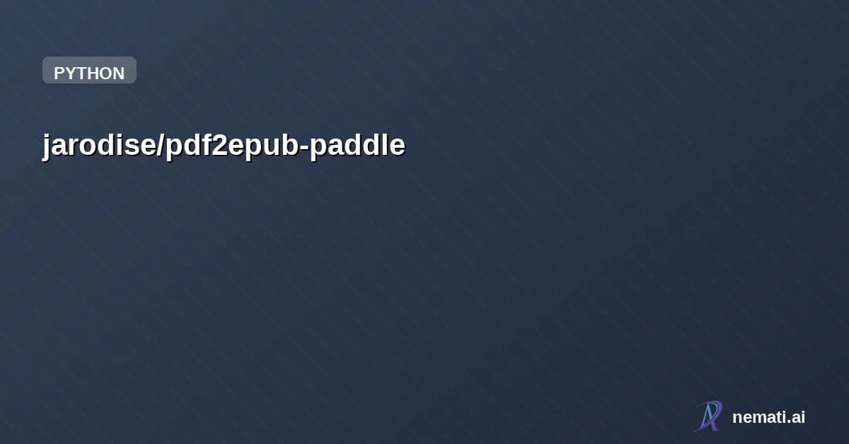 jarodise/pdf2epub-paddle