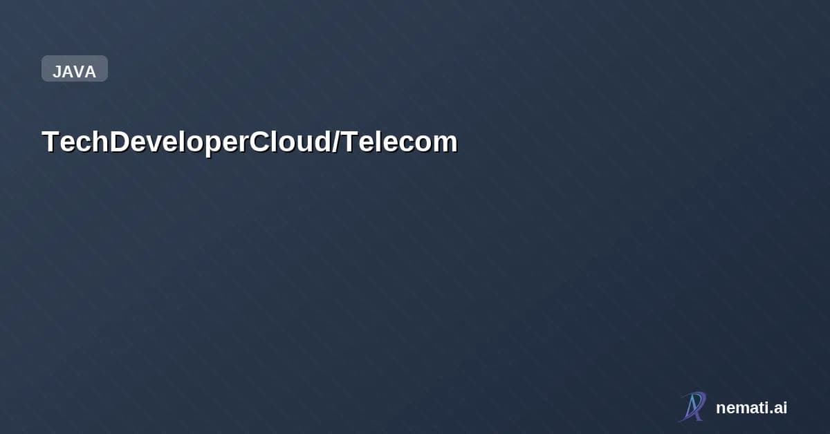 TechDeveloperCloud/Telecom