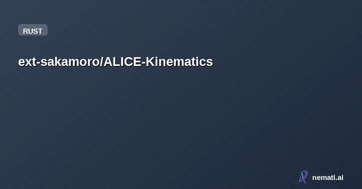 ext-sakamoro/ALICE-Kinematics
