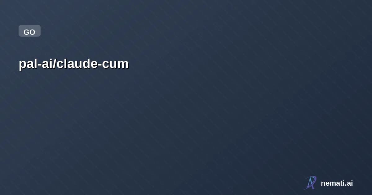 pal-ai/claude-cum