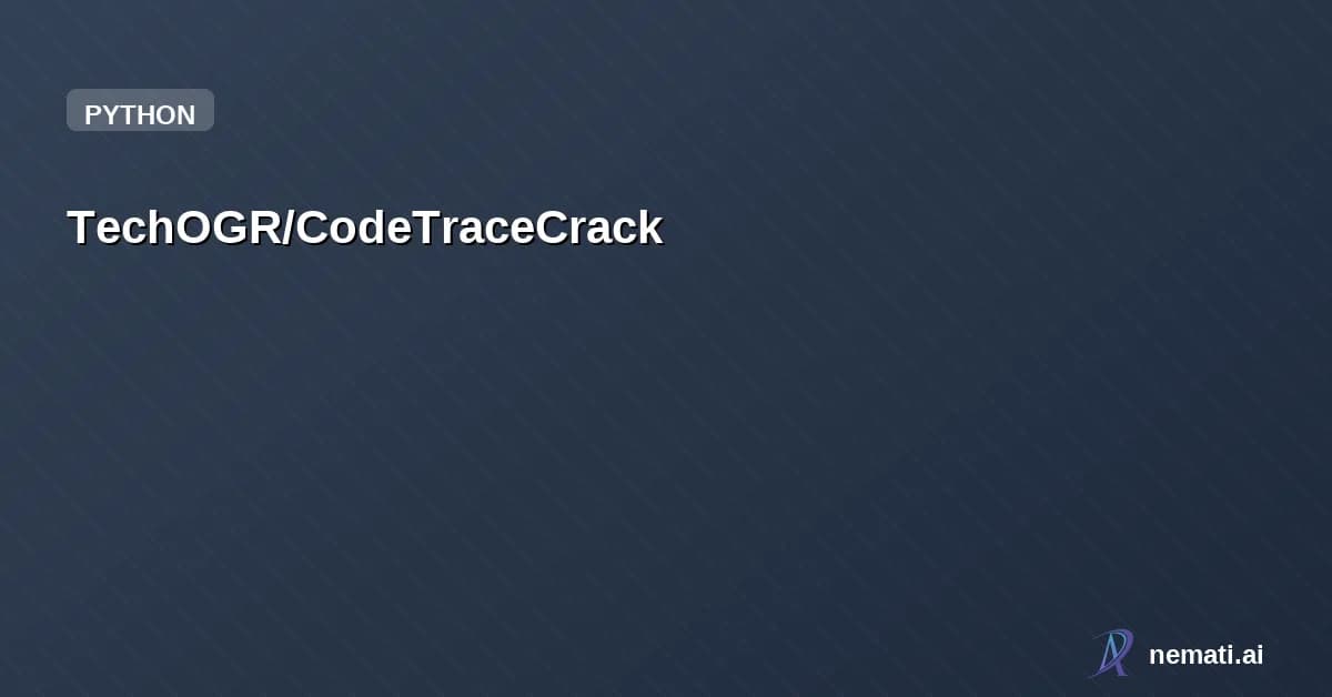 TechOGR/CodeTraceCrack