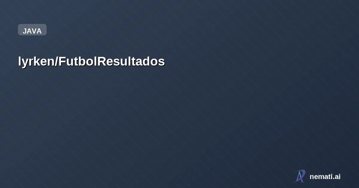 lyrken/FutbolResultados — ingresar  cuales son los equipos de futbol que estan jugando y cuantos goles met