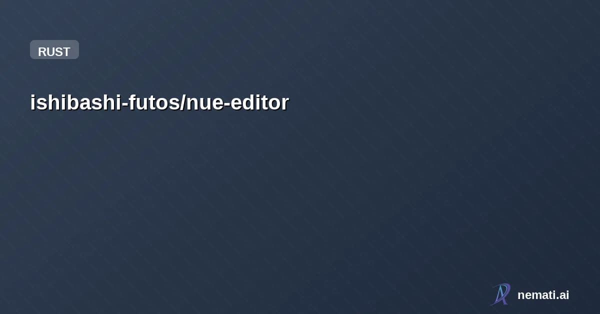 ishibashi-futos/nue-editor