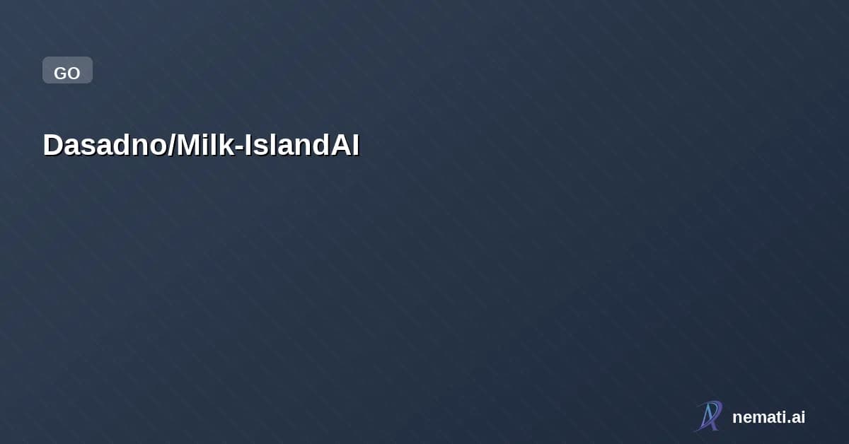 Dasadno/Milk-IslandAI