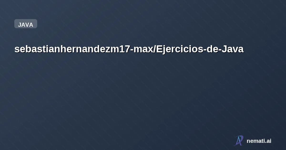 sebastianhernandezm17-max/Ejercicios-de-Java