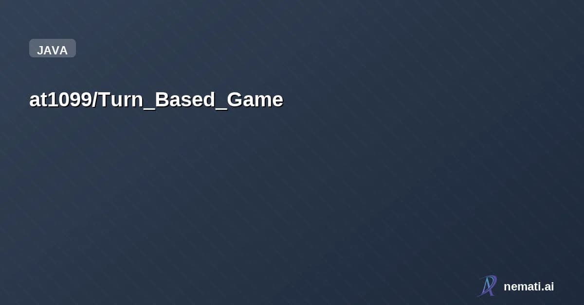 at1099/Turn_Based_Game