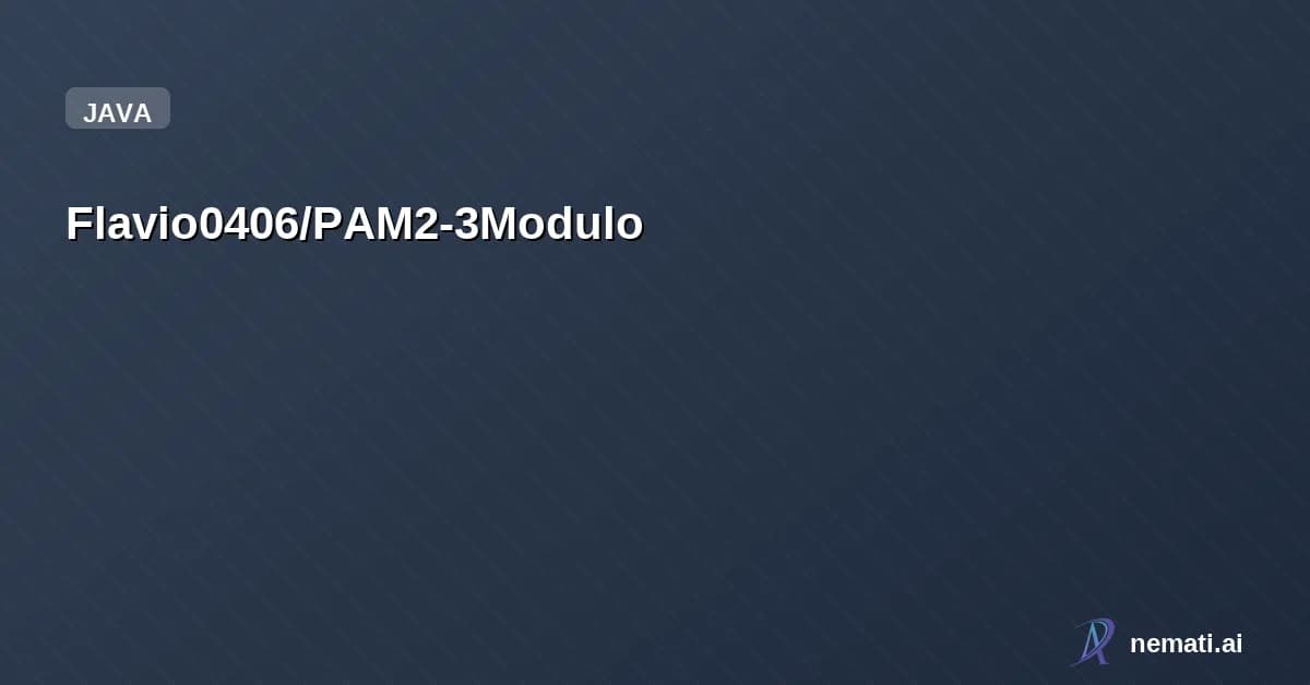 Flavio0406/PAM2-3Modulo — Repositório dedicado as aulas (PAM2) – Programação de Aplicativos Mobile , 3ºMod