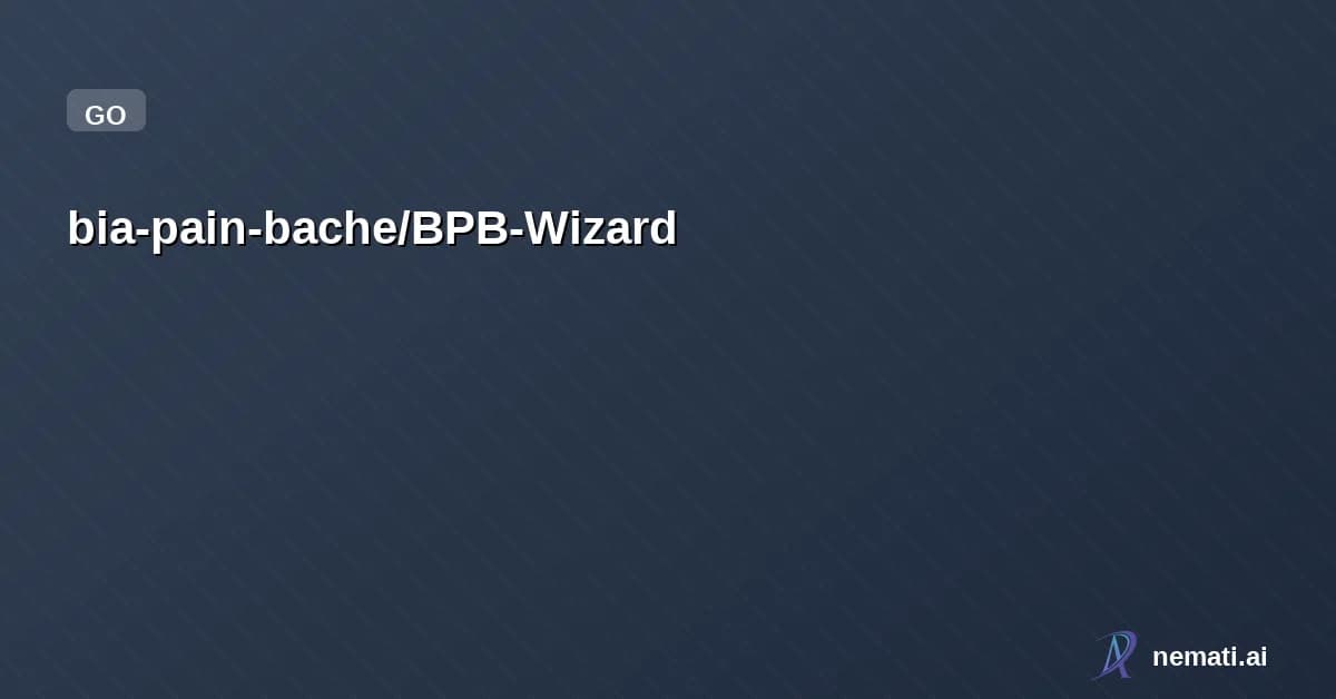 bia-pain-bache/BPB-Wizard — Star


  

  
    
    


      
        bia-pain-bache /

      BPB-Wizard  

 