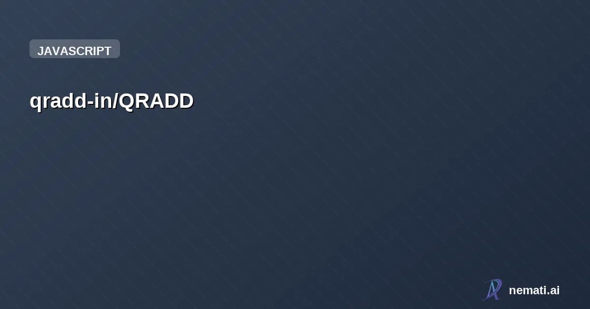 qradd-in/QRADD — QR Based Automatic Drug Dispenser