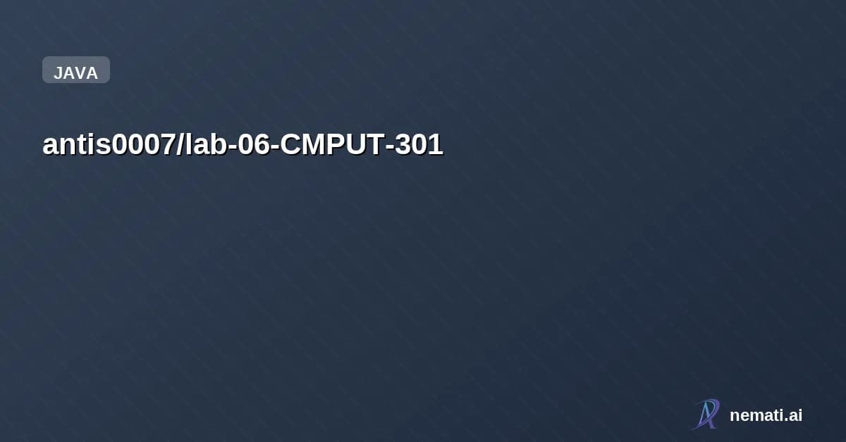 antis0007/lab-06-CMPUT-301
