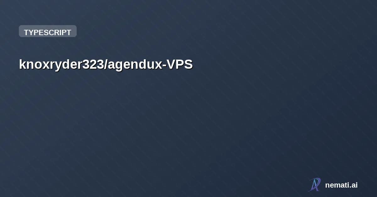 knoxryder323/agendux-VPS