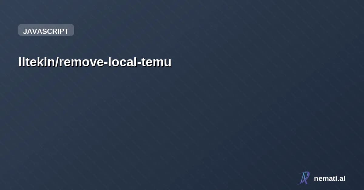 iltekin/remove-local-temu
