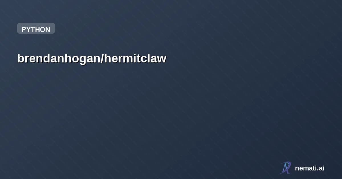 brendanhogan/hermitclaw