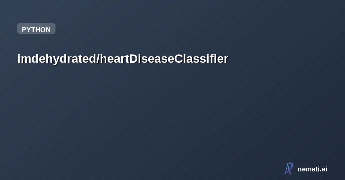 imdehydrated/heartDiseaseClassifier — Binary ECG classification (NORM vs Abnormal) using SVM, Random Forest, K-Means,