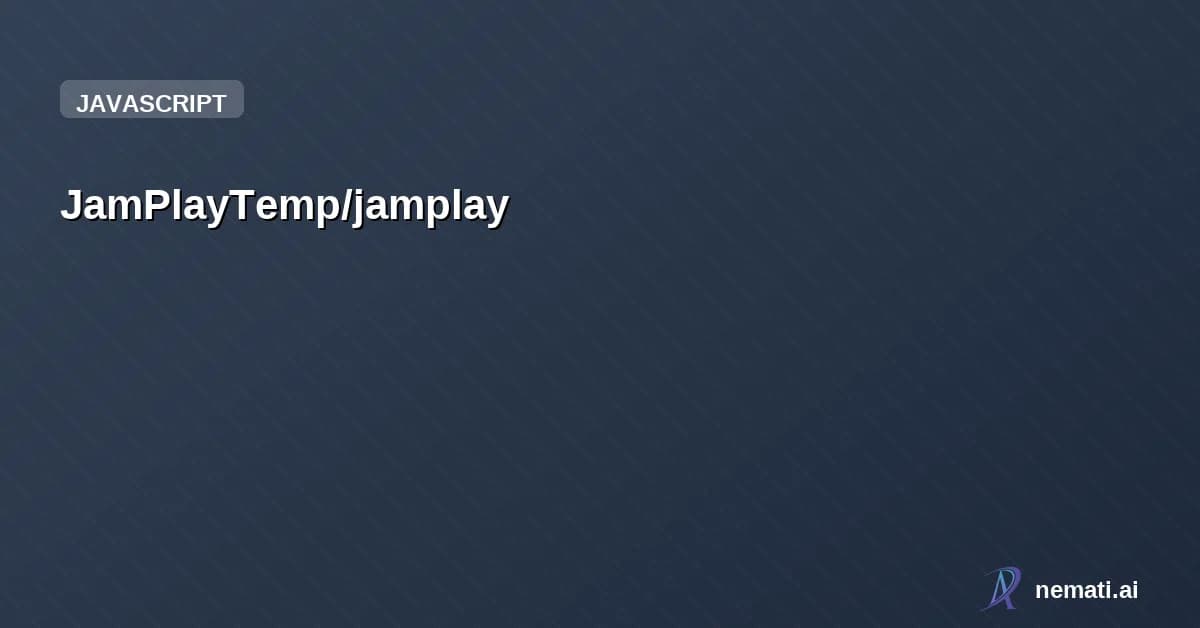 JamPlayTemp/jamplay
