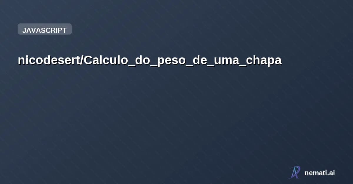 nicodesert/Calculo_do_peso_de_uma_chapa — Codigo que calcula o peso de uma chapa e mútiplica pela quantidade que o usuário