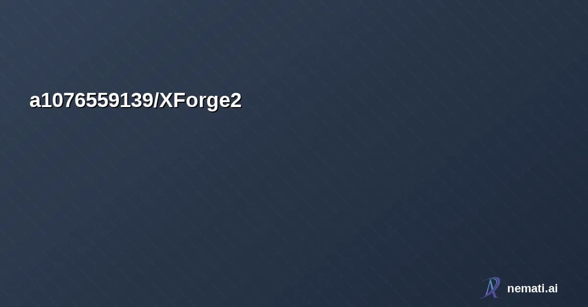 a1076559139/XForge2 — XForge2 for Unity