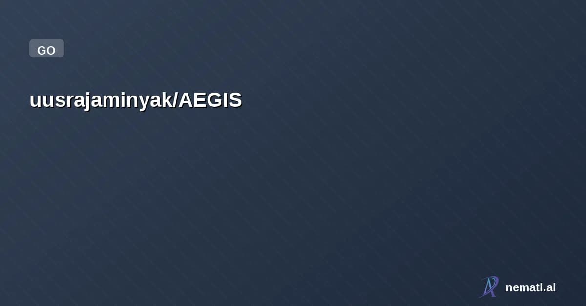 uusrajaminyak/AEGIS — Aggresive WAZUH