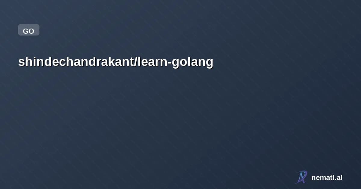 shindechandrakant/learn-golang