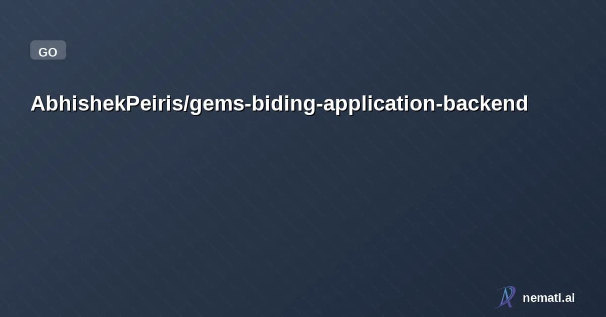 AbhishekPeiris/gems-biding-application-backend