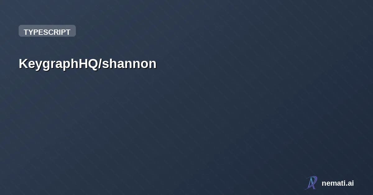 KeygraphHQ/shannon — Star


  

  
    
    


      
        KeygraphHQ /

      shannon  

    
   