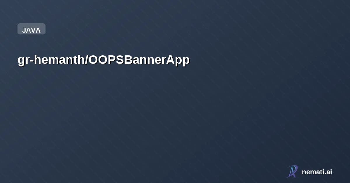 gr-hemanth/OOPSBannerApp