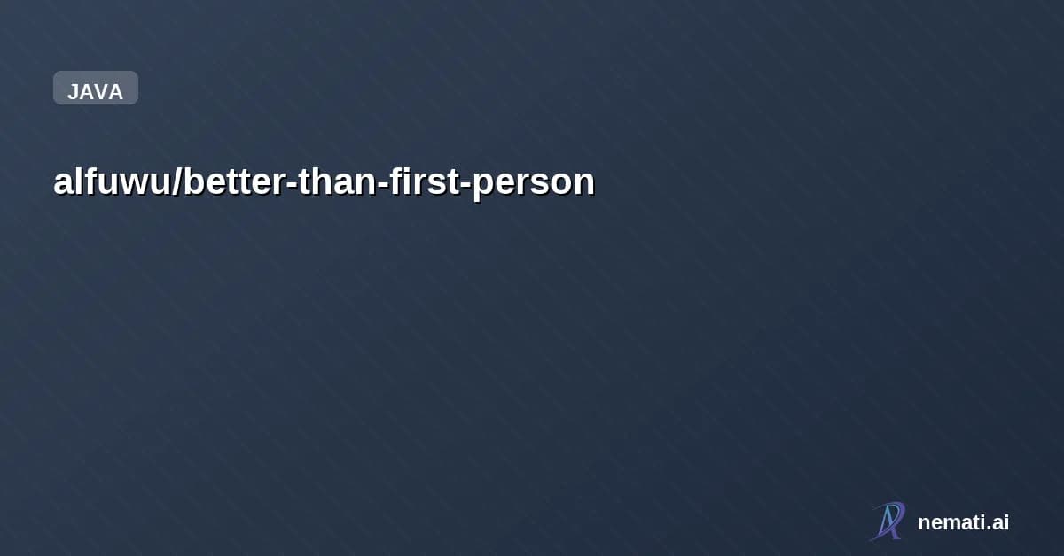 alfuwu/better-than-first-person — Realistic first person for BTA