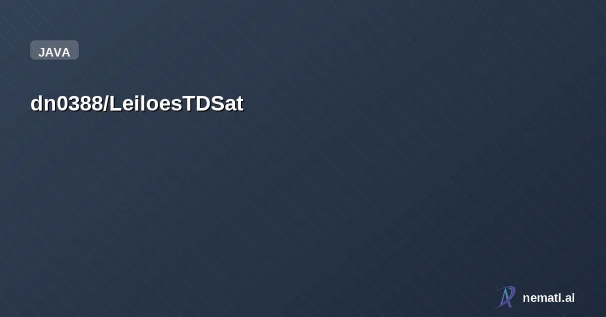 dn0388/LeiloesTDSat