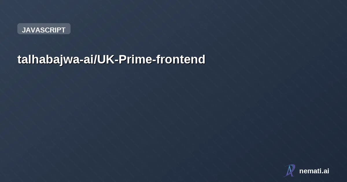 talhabajwa-ai/UK-Prime-frontend — Uk Prime Pizza