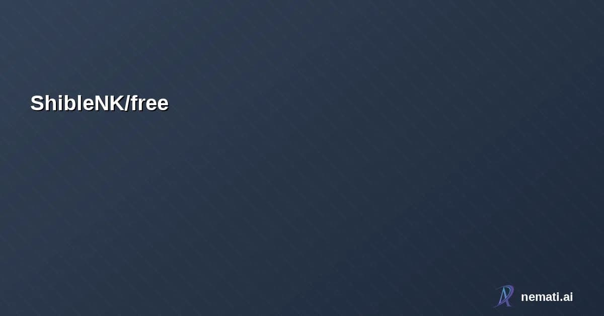 ShibleNK/free